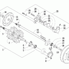 Sabercat 600 EFI LX Вал приводной трака и тормоза