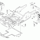 Pantera 600 EFI Передняя рама и подножки