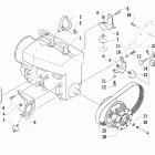 Z 370r Вариатор и опора двигателя