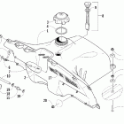 Firecat 700 SP Топливный бак