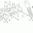 Firecat 700 Задняя подвеска , амортизатор