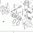 Pantera 550 Поршень и коленчатый вал