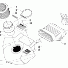 Firecat 600 EFI SP Глушитель впуска