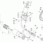 Sabercat 500 LX Flex-drive starter motor assembly (lx)
