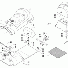 Pantera 600 EFI Топливный бак и сидение