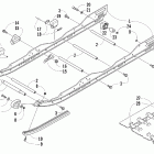 Firecat 700 Рельс скольжения и гусеница