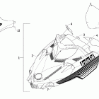 Firecat LE Hood and windshield assembly (700 retro)