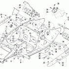 Firecat 600 EFIr Передняя рама и подножки