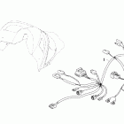 440 SP Timing resistor and wiring assembly (modified race sled)