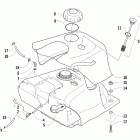 King Cat 900 Топливный бак