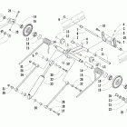 King Cat 900 EFI Задняя подвеска , задний рычаг