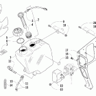 Mountain Cat 900 EFI Маслянный бак