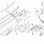 Firecat 700 SP Тоннель, задний бампер, задний фонарь