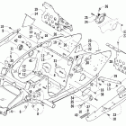Sabercat 500 LX Передняя рама и подножки