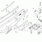 Firecat 600 EFIr Тоннель, задний бампер, задний фонарь