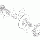 Firecat 600 EFI SP Привод сцепления