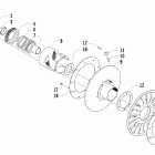 Firecat 700 SP Привод сцепления