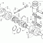 ZR 900 Поршень и коленчатый вал