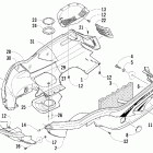 ZR 900 EFI Обтекатель и передний бампер