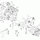 Firecat 600 EFIr Вариатор и опора двигателя