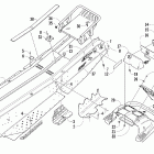 Firecat 700 EFI EXT Тоннель, задний бампер, задний фонарь (EXT)