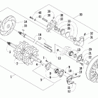 T660 Trail (Turbo) Вал приводной трака и тормоза