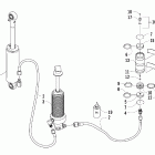 440 SP Rear suspension shock absorber assembly
