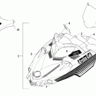 Firecat LE Hood and windshield assembly (600 efi retro)