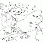 Sabercat 700 EFI LX Headlight, instruments, and wiring assemblies (lx / ext)