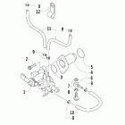 Firecat 700 SP Масляный насос