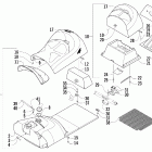T660 Touring Топливный бак и сидение