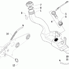 Sabercat 500 LX Маслянный бак