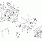 Sabercat 500 LX Вариатор и опора двигателя