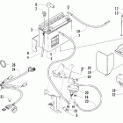 Sabercat 500 LX Battery, solenoid, and cables (lx)