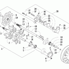440 SP Вал приводной трака и тормоза