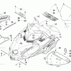 Firecat 500 Капот и ветровое стекло
