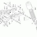 Sabercat 600 EFI Задняя подвеска , амортизатор