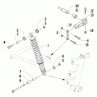 T660 Trail (Turbo) Shock absorber and sway bar assembly (int)
