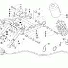 Firecat 600 EFI SP Задняя подвеска , амортизатор