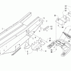 Firecat 600 EFI EB Тоннель, задний бампер, задний фонарь