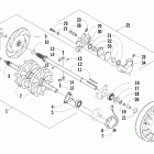 440 SP Вал приводной трака и тормоза