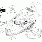Sabercat 500 Капот и ветровое стекло