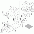 Pantera 600 EFI Топливный бак и сидение