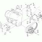 Panther 370 Вариатор и опора двигателя