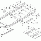 ZR 900 SP Рельс скольжения и гусеница