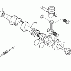 Sabercat 500 Поршень и коленчатый вал