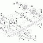 Firecat 600 EFI SP Вспомогательные колеса