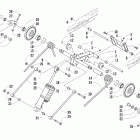 ZR 900 SP Задняя подвеска , задний рычаг