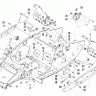 Firecat 600 EFI SP Передняя рама и подножки