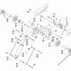 440 SP Задняя подвеска , задний рычаг